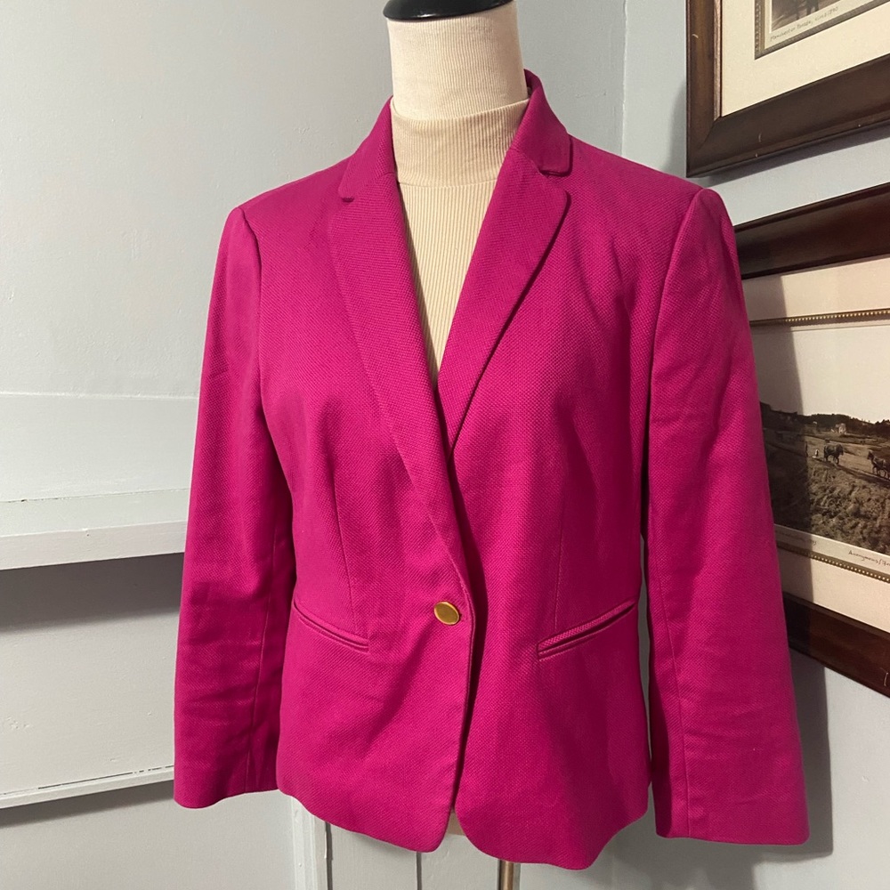 Hot Pink Ann Taylor Blazer